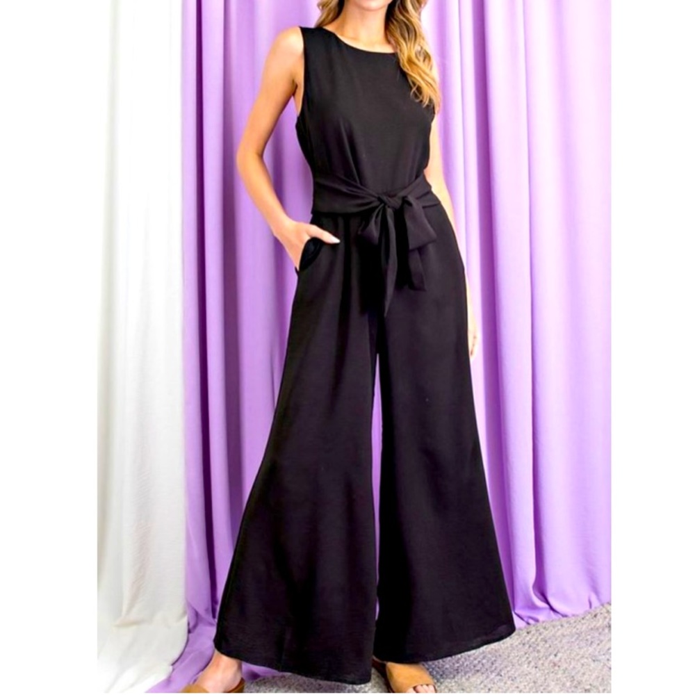 Black jumpsuit